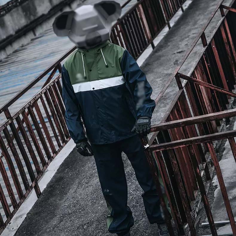 雨衣雨褲套裝分體摩托車長款全身騎行雨披防暴雨放水服